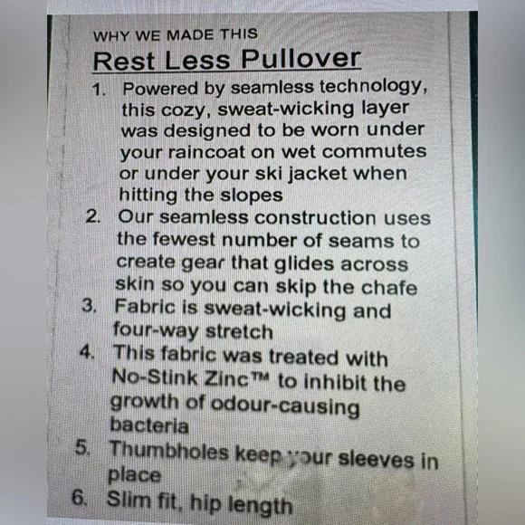 LULULEMON Rest Less Pullover - Picture 3 of 9